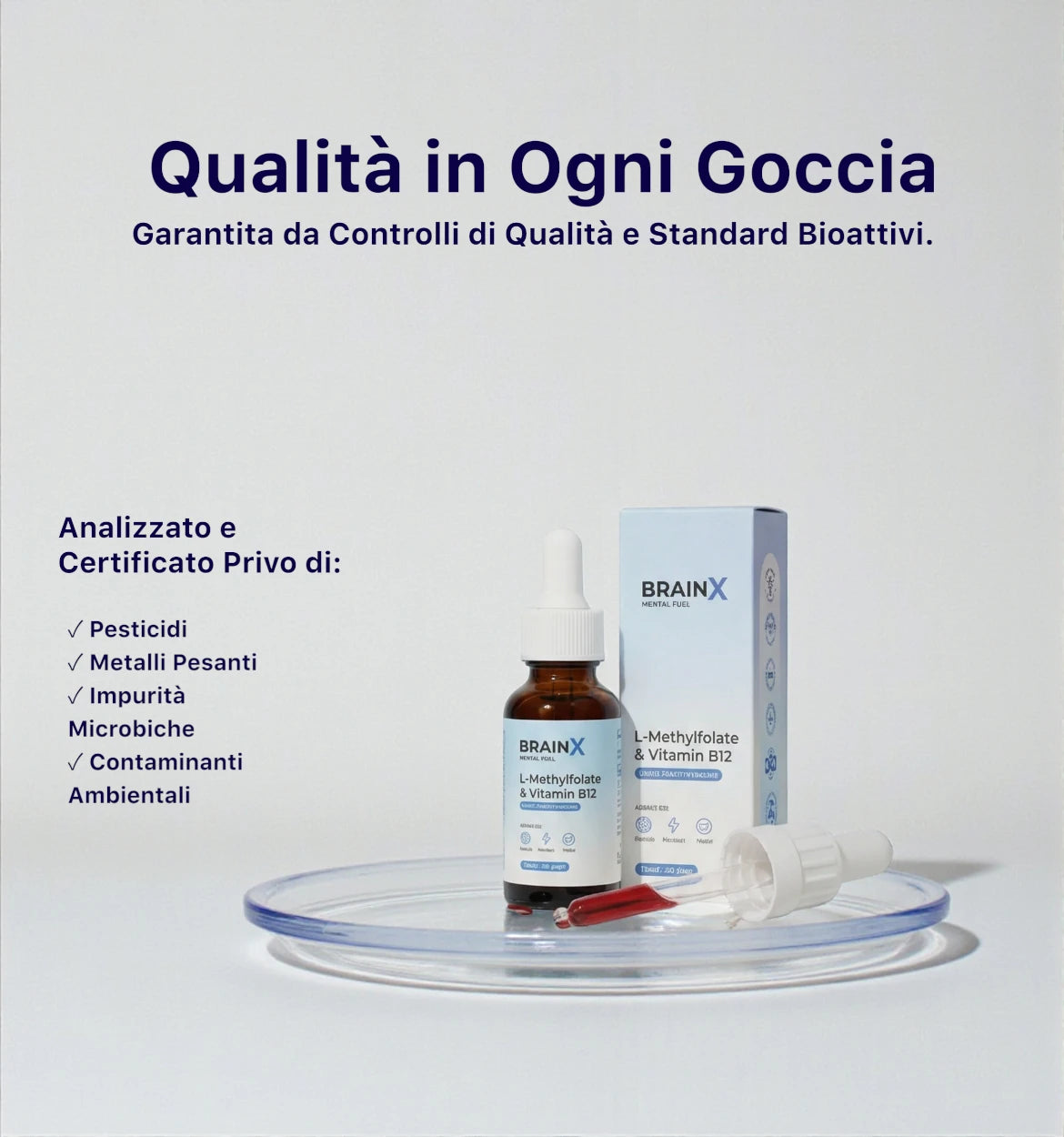 Brain™ L - metilfolato+B12 - BrainX